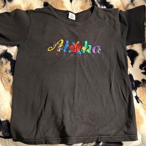 Aloha Embroidered Hawaii T-Shirt